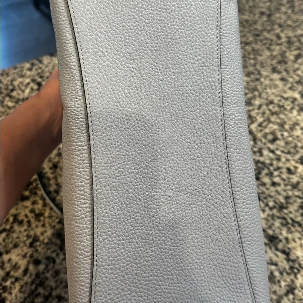 Kate Spade light blue Pebbled Leather Tote